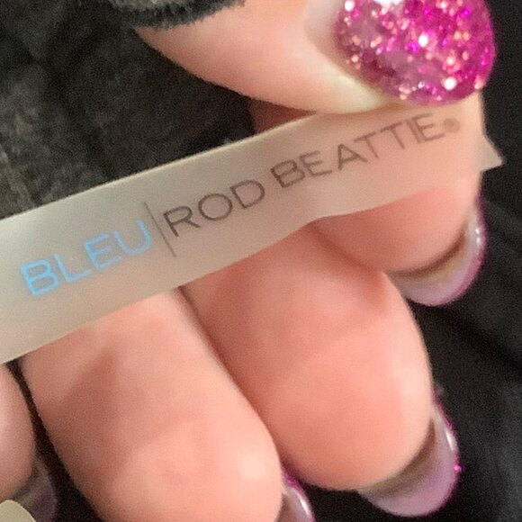 BLEU Rod Beattie One Piece Swimsuit Women Size 6 Black Metal Detail Low Back - Picture 5 of 6